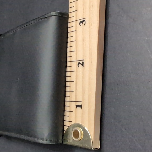 Aeropostale N/Y Black Bi-fold Wallet with Elastic Strap. - Picture 6 of 6